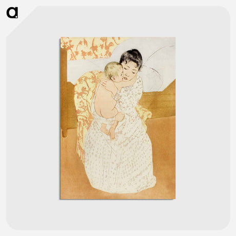 アートポストカード-Maternal Caress - メアリー カサット Postcard.