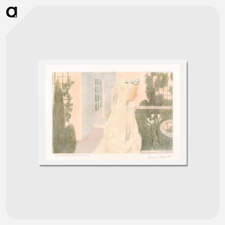 アートポストカード-Life Becomes Precious, Discreet - モーリス ドニ Postcard.