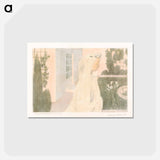 アートポストカード-Life Becomes Precious, Discreet - モーリス ドニ Postcard.