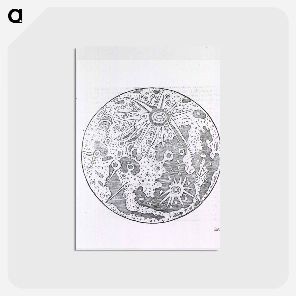 アートポストカード-Lunar Surface Phase
 - 国立医学図書館 Postcard.