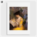 Madame Arthur Fontaine - Odilon Redon Poster.