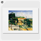 The Road Bridge - Paul Cezanne Poster.