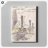 アートパネル-Design for Urne Buriall–Sorrow - ポール ナッシュ Canvas.