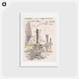 アートポストカード-Design for Urne Buriall–Sorrow - ポール ナッシュ Postcard.