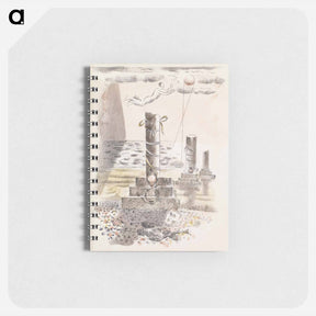 アートメモ帳-Design for Urne Buriall–Sorrow - ポール ナッシュ Memo.
