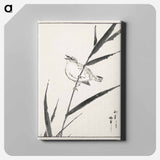 アートパネル-Reed-Bunting and Reed
 - 鳥類図鑑 Canvas.