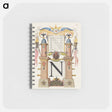 アートメモ帳-Guide for Constructing the Letter N from Mira Calligraphiae Monumenta
 - 書道のお手本 Memo.