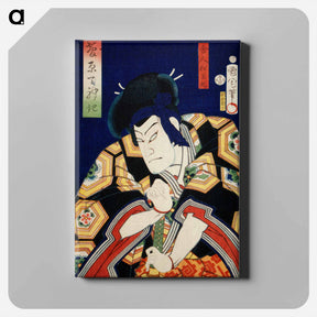 アートパネル-Portraits of an Actor - 豊原 国周 Canvas.