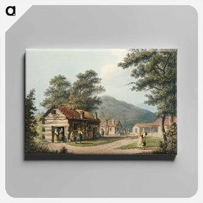 アートパネル-Ciala Kavak from Views in the Ottoman Dominions, in Europe, in Asia, and some of the Mediterranean islands - オスマン帝国領内の景色 Canvas.