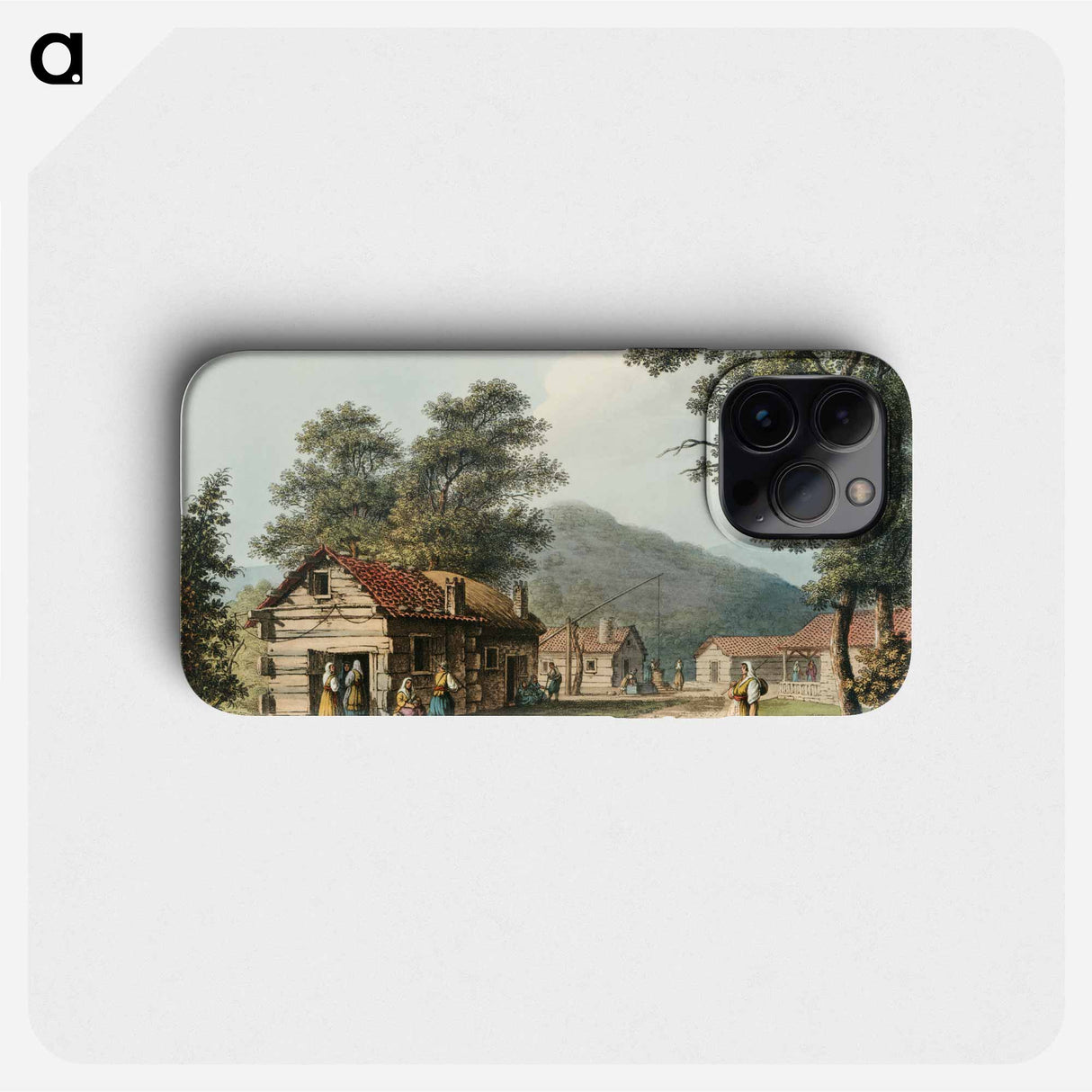 Ciala Kavak from Views in the Ottoman Dominions, in Europe, in Asia, and some of the Mediterranean islands - Views in the Ottoman Dominions Phone Case.