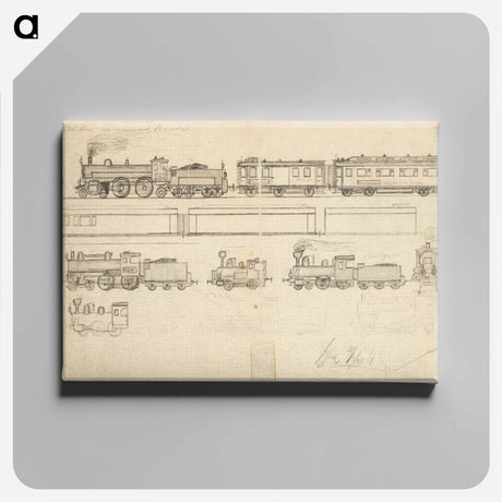 アートパネル-Railways (child's drawing)
 - ウィーン博物館 Canvas.