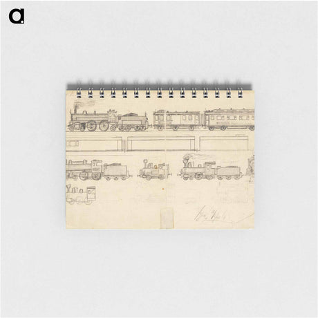 アートメモ帳-Railways (child's drawing)
 - ウィーン博物館 Memo.