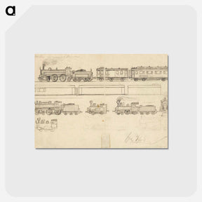 アートポストカード-Railways (child's drawing)
 - ウィーン博物館 Postcard.