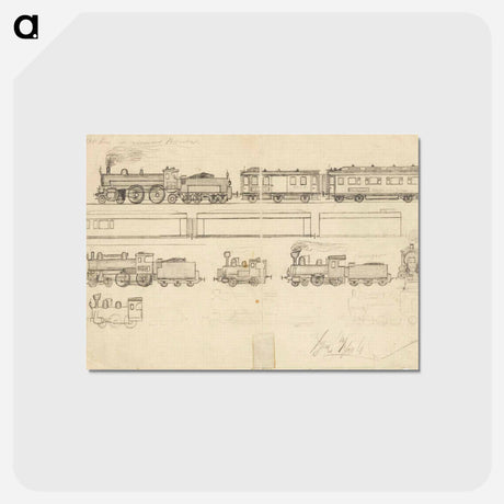 アートポストカード-Railways (child's drawing)
 - ウィーン博物館 Postcard.