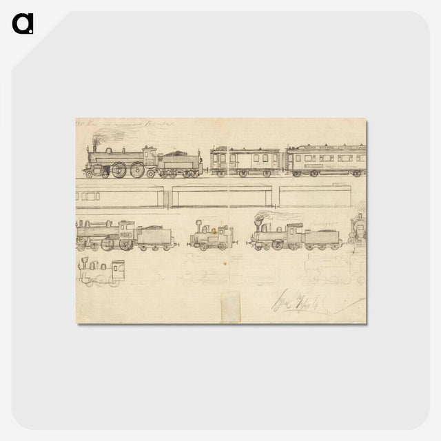 アートポストカード-Railways (child's drawing)
 - ウィーン博物館 Postcard.