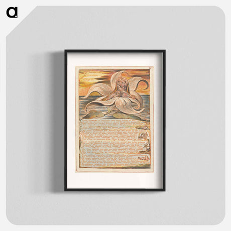 アートポスター-Jerusalem, Plate 28 - ウィリアム ブレイク Poster.