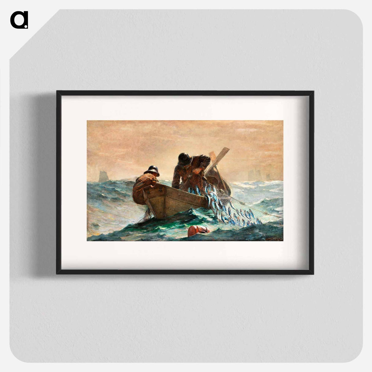 The Herring Net - Winslow Homer Poster.