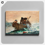 The Herring Net - Winslow Homer Canvas.