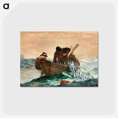 アートポストカード-The Herring Net - ウィンスロー ホーマー Postcard.