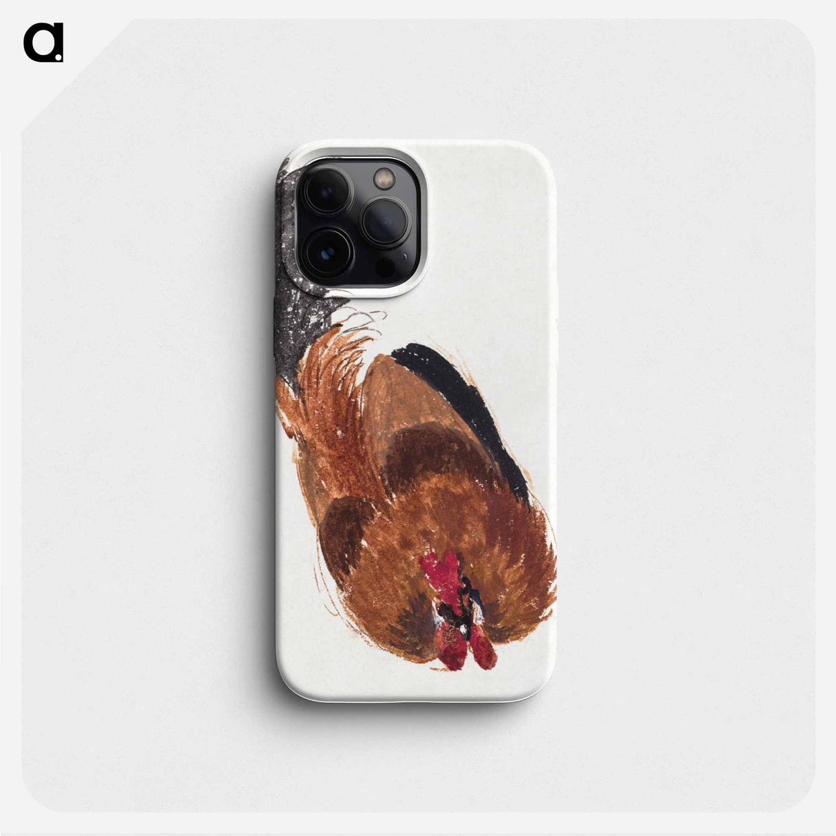 Study of a dead rooster - アールト シューマン Phone Case.
