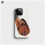 Study of a dead rooster - アールト シューマン Phone Case.