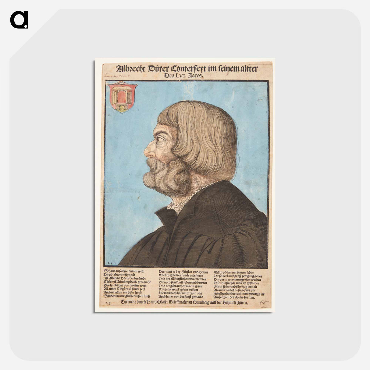 アートポストカード-Albrecht Dürer - アルブレヒト デューラー Postcard.