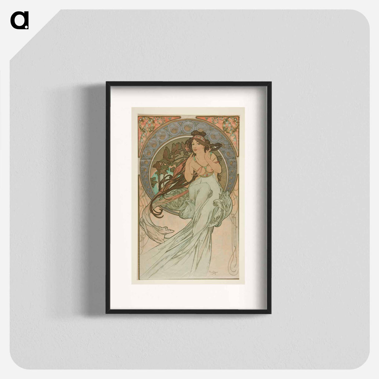 Music - Alphonse Mucha Poster.