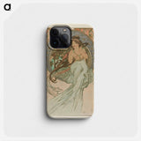 Music - Alphonse Mucha Phone Case.