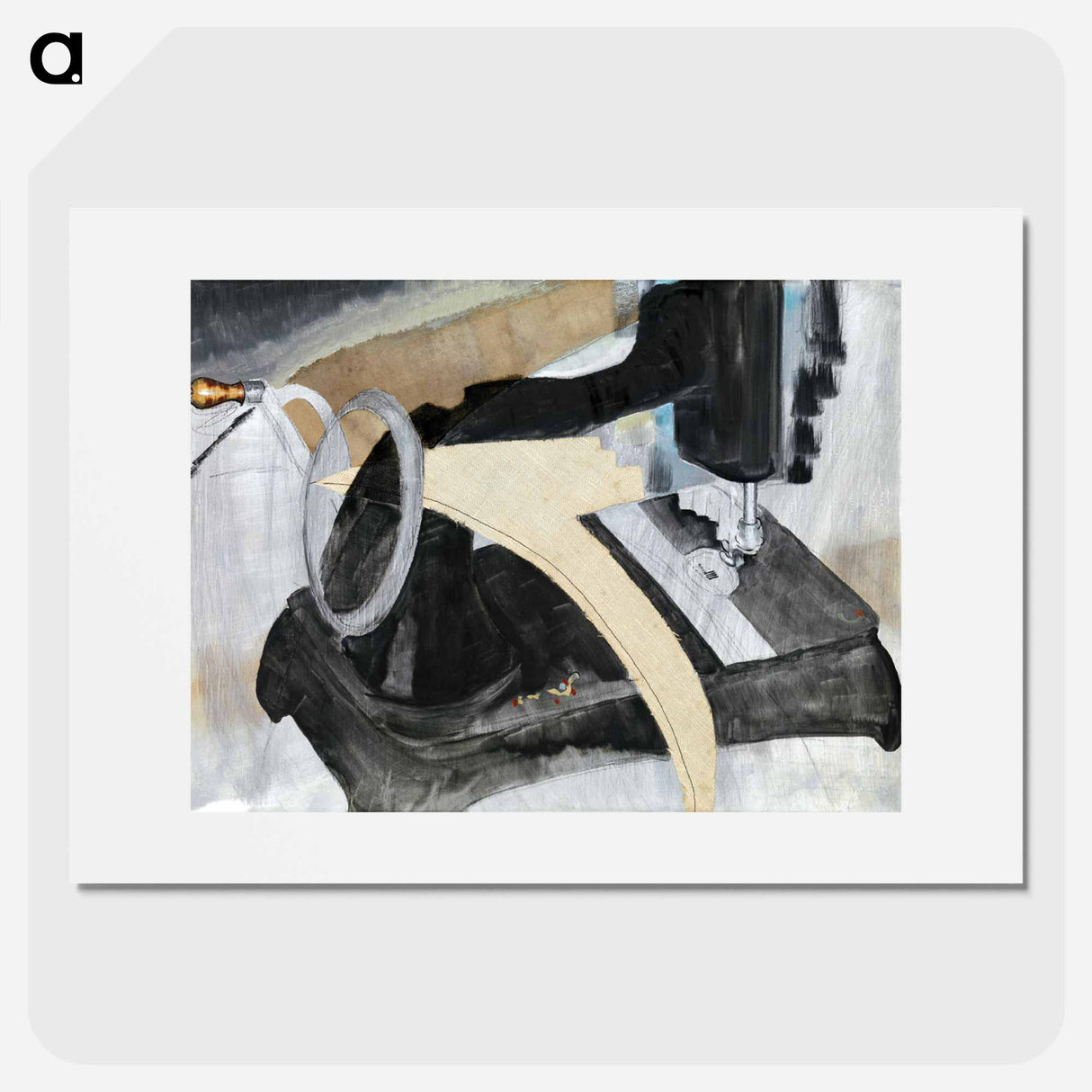 Hand Sewing Machine - アーサー ダヴ Poster.