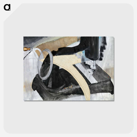 アートポストカード-Hand Sewing Machine - アーサー ダヴ Postcard.