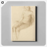 Seated Female Nude - オーギュスト ロダン Canvas.