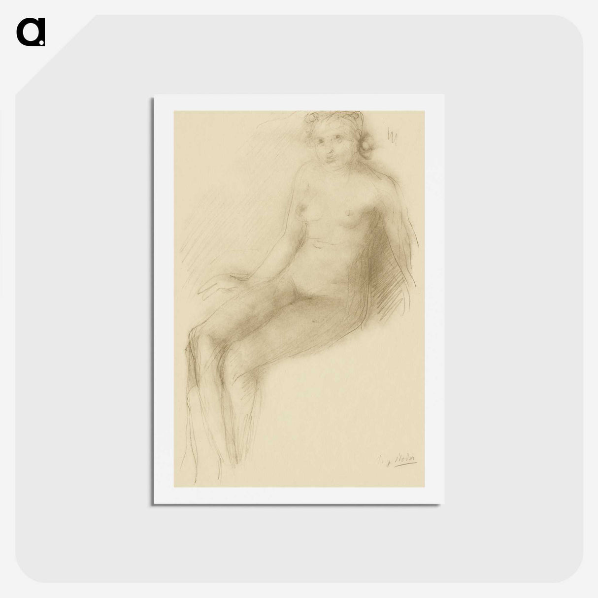 1-41_Auguste-Rodin_hagaki