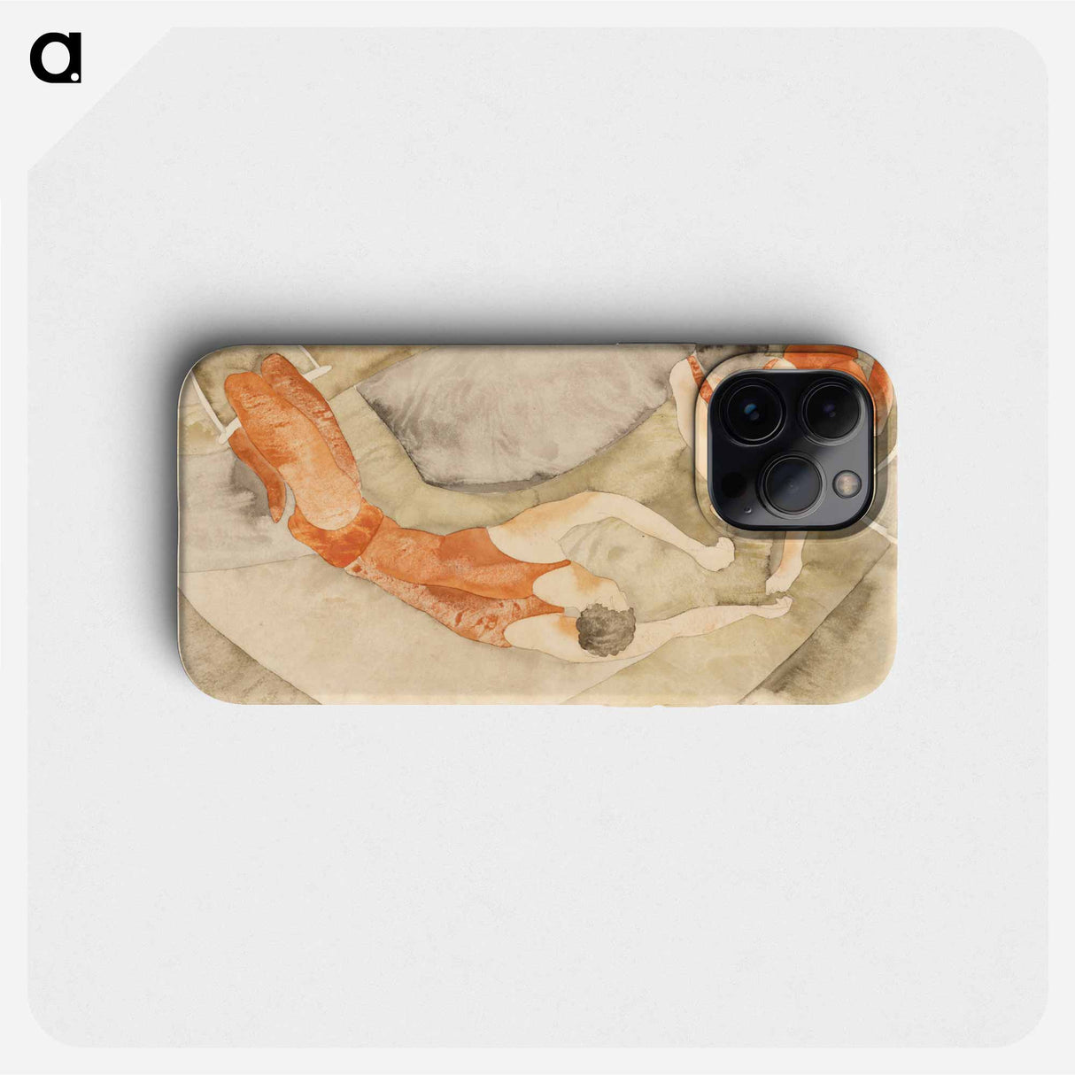 Two Trapeze Performers in Red - チャールズ デムス Phone Case.