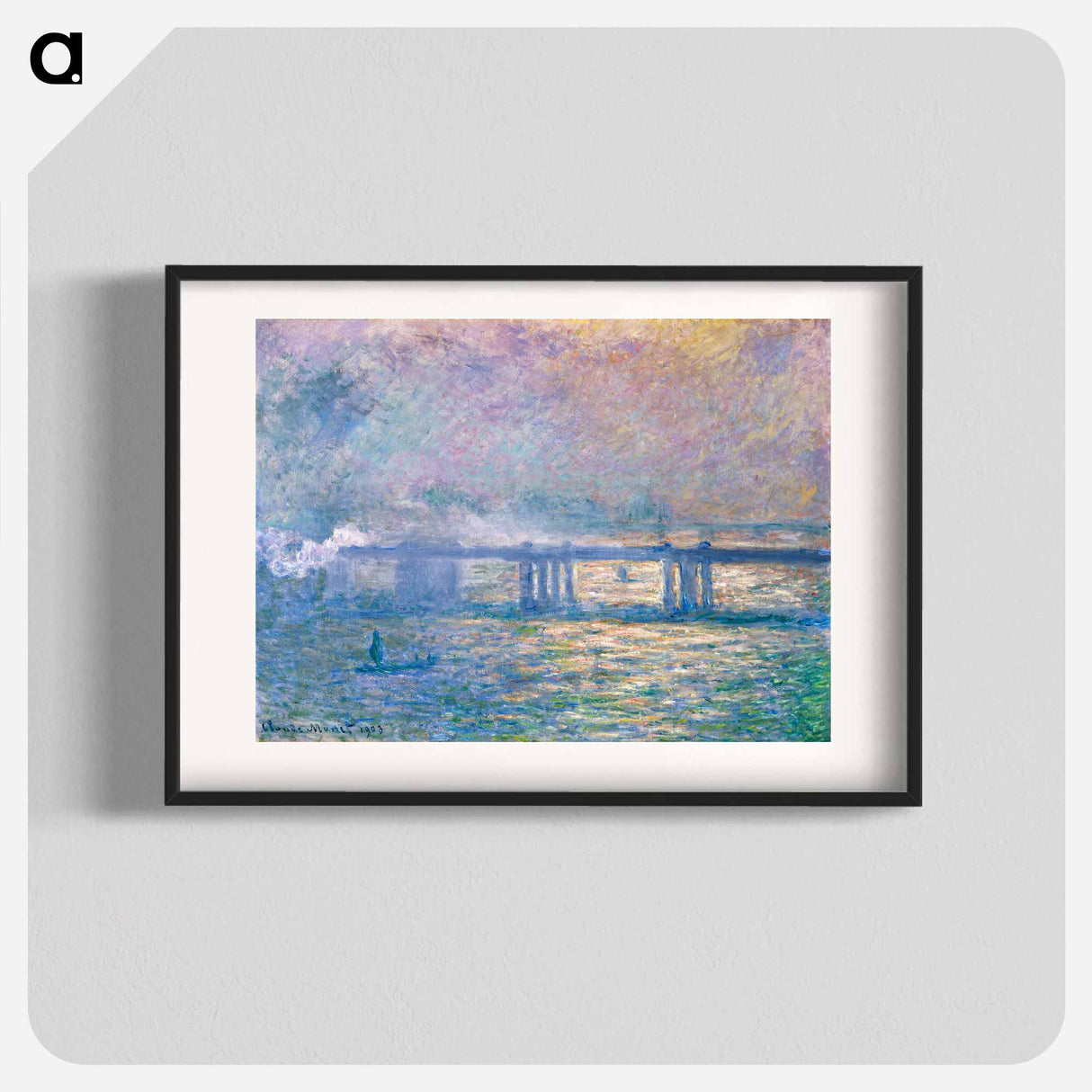 Charing Cross Bridge - Claude Monet Poster.