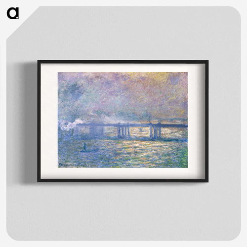 チャリング・クロス橋 - クロード モネ Poster.