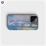 Charing Cross Bridge - クロード モネ Phone Case.