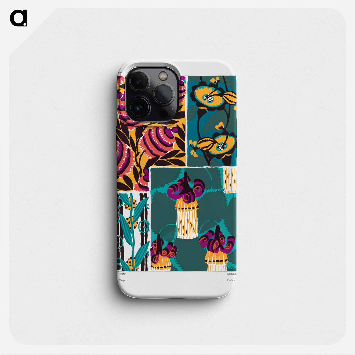 Suggestions pour étoffes et tapis: 60 motifs en couleur - E.A.セギー Phone Case.
