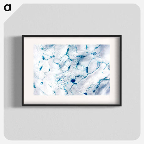 アートポスター-Early Melt on the Greenland Ice Sheet
 - 上空からの地球 Poster.