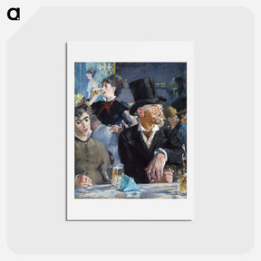 アートポストカード-The Café Concert - エドゥアール マネ Postcard.