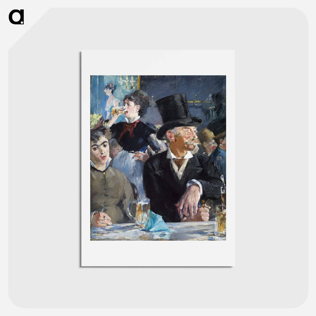 アートポストカード-The Café Concert - エドゥアール マネ Postcard.