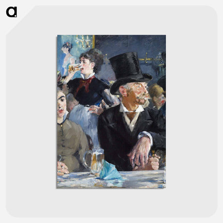 アートポストカード-The Café Concert - エドゥアール マネ Postcard.