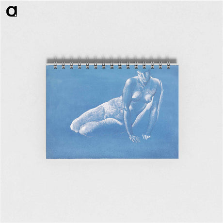 アートメモ帳-Naked woman. Sketchbook: Nude Study of Medusa for 'The Death of Medusa I' - エドワード バーン ジョーンズ Memo.