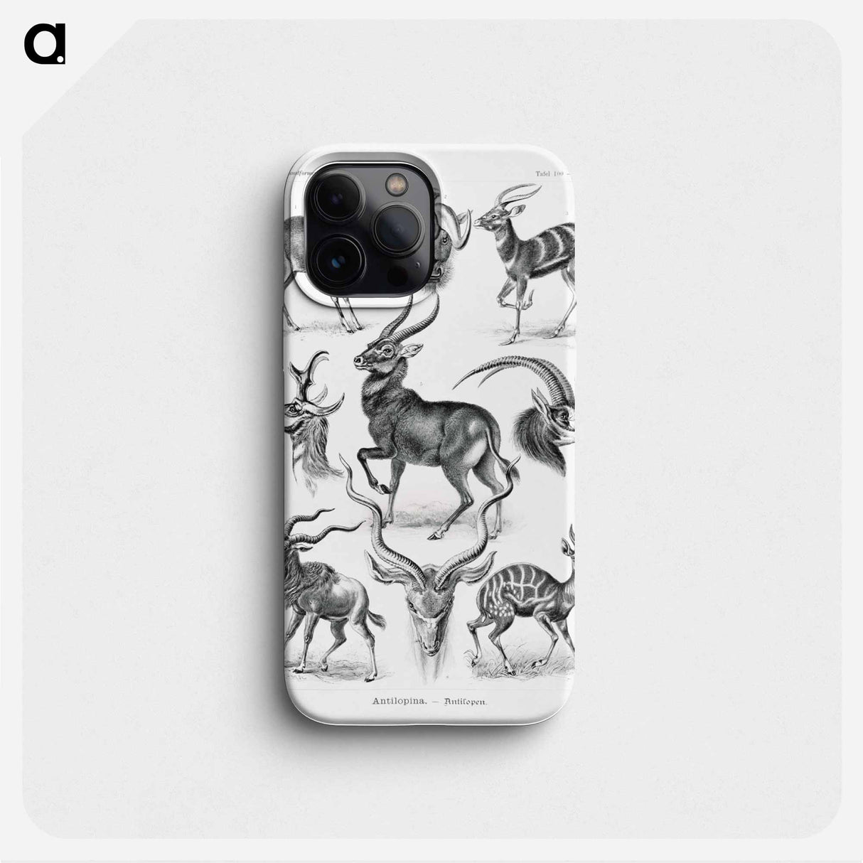 Antilopina–Antilopen - エルンスト ヘッケル Phone Case.