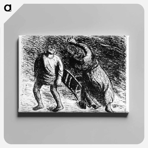 The invisible 2 - Ernst Heinrich Barlach Canvas.