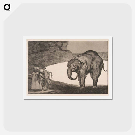 アートポストカード-Animal Folly - フランシスコ デ ゴヤ Postcard.