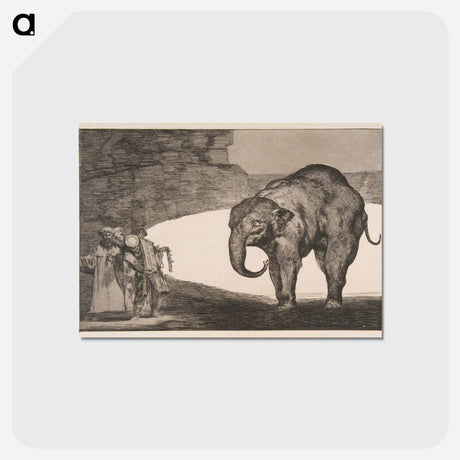 アートポストカード-Animal Folly - フランシスコ デ ゴヤ Postcard.