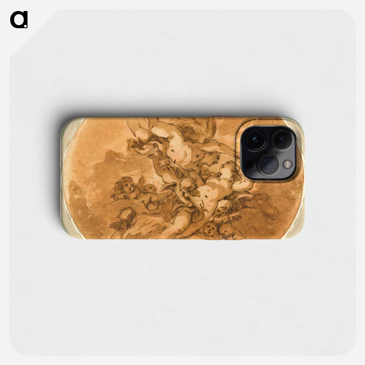 Eros and Psyche: Design for a Ceiling - フランソワ ブーシェ Phone Case.
