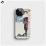 Parisian Costumes: Grand Robe du Soir - Georges Barbier Phone Case.