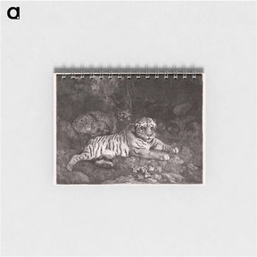 アートメモ帳-A Tiger and a Sleeping Leopard
 - ジョージ スタッブス Memo.