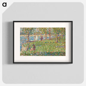 アートポスター-Study for "La Grande Jatte" - ジョルジュ スーラ Poster.